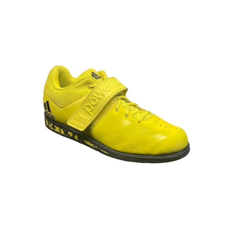 Adidas Mens Powerlift 3.1 AC7468 Yellow Mesh Training Shoes Sneakers Size 9